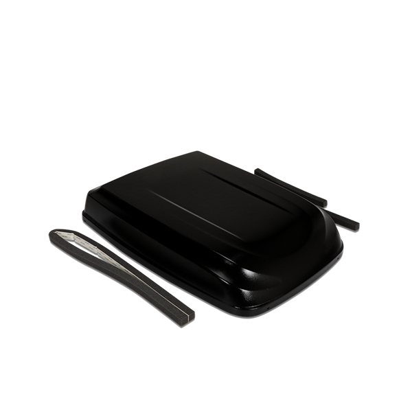 Picture of A/C SHROUD; DOMETIC PENGUIN MODELS; BLACK Part#   69-3644        62883 3308046.030 CP 813