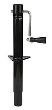 Picture of Trailer Tongue Jack; Manual A-Frame Round Sidewind Jack; Black; 2K Part# 32154 49-954031 CP 623