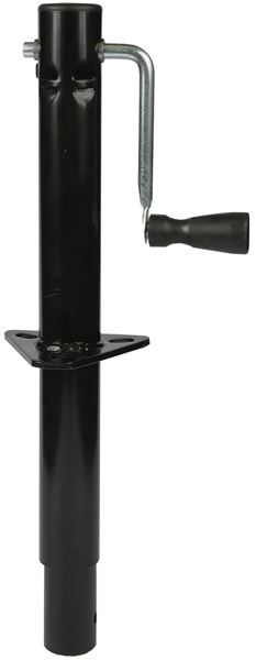 Picture of Trailer Tongue Jack; Manual A-Frame Round Sidewind Jack; Black; 1K Part# 32153 49-954030 CP 623