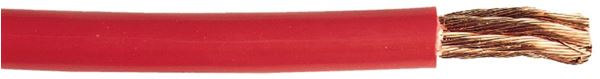 Picture of Primary Wire; Deka; Stranded Conductor; 4 Gauge; Red; 25 Feet Length Part# 13433 04606 CP 124