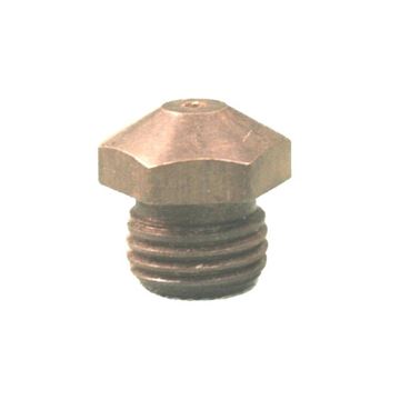 Picture of Water Heater Burner Orifice; For Atwood Water Heaters; Number 62; Brass Part# 67575 93914 CP 810