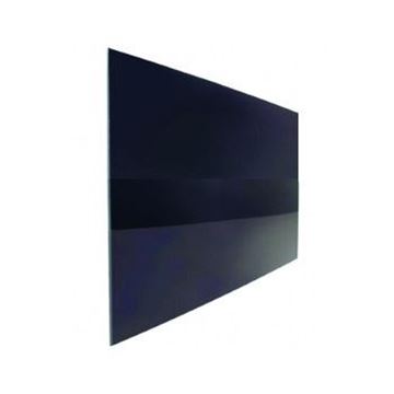 Picture of Refrigerator Door Panel; Upper Door Panel; Fits Norcold 1210 Series Without Panel Adapter; Black; Acrylic Part# 64268 629758