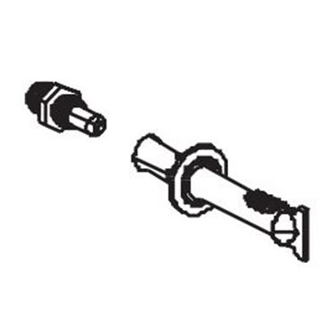 Picture of Refrigerator Burner Orifice; Replacement For Norcold 1200/ 1210 Series Refrigerator; LP18; With Orifice Adapter Part# 67528 629013 