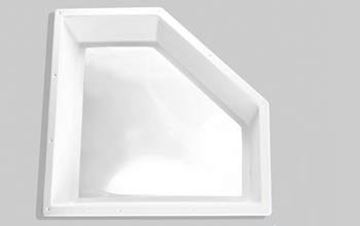 Picture of Skylight; 5 Inch High Bubble Type Dome; Mounts Inside RV; Neo Angle; For 26 Inch Length x 10 Inch Width Opening Part# 69856 NN2610D