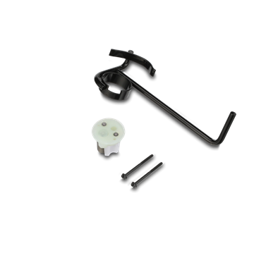 Picture of Toilet Flush Lever; Replacement Toilet Flush Lever And Cartridge Kit; Black; With Spring Cartridge/ Screws Part# 20780 385310578 