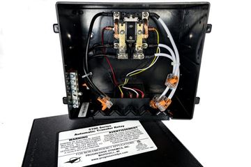 Picture of Power Transfer Switch; Senses Generator Power And Prevents Two Power Sources From Entering AC Distribution Panel At The Same Time; Automatic; 120 Volt AC; 30 Amp Part# 19-9938   PD5110010QV