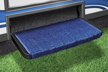 Picture of Entry Step Rug; Wraparound ® Plus; Wrap Around Hook And Spring; 20 Inch Width; Imperial Blue; Outdoor Turf With Marine Backing; With Shrink-wrap And Sleeve; Single Part# 48328 2-1071 
