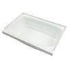 Picture of Bathtub; Better Bath; Standard Tub; 24 Inch x 36 Inch; With Threshold; Without Seat; Smooth Floor Surface; Center Drain; White; ABS Part# 21475 209648 