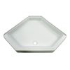 Picture of Shower Pan; Better Bath; Neo-Angle; 34 Inch x 34 Inch; With 5 Inch Threshold; Center Drain; White; ABS Part# 21486 209795 