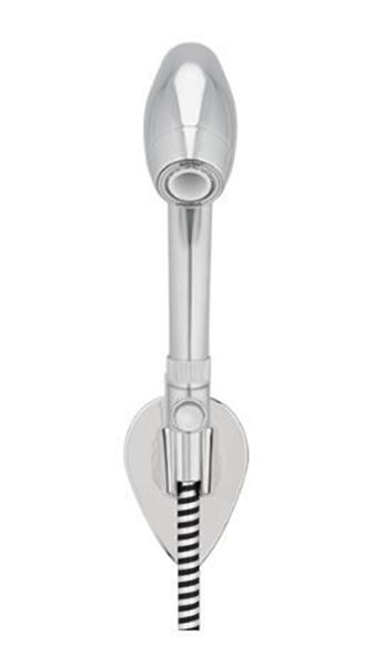 Picture of Shower Head; BodySpa ®; Hand Held With 60 Inch Hose; With 2 Function Spray Settings; 1.8 Gallons Per Minute Flow Rate; 1-1/2 Inch Outer Diameter; 8-1/4 Inch Length; Chrome Plated Part# 26188