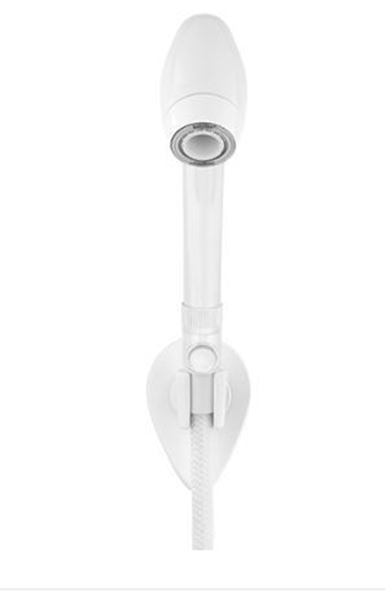 Picture of Shower Head; BodySpa ®; Hand Held With 60 Inch Hose; With 2 Function Spray Settings; 1.8 Gallons Per Minute Flow Rate; 1-1/2 Inch Outer Diameter; 8-1/4 Inch Length; White Part# 20654 26788