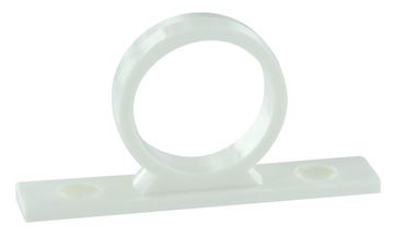 Picture of Shower Hose Guide Ring; White; Plastic; With Blister Package Part# 28622 PF276010