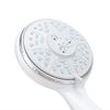 Picture of Shower Head; Hand Held; With 4 Available Spray Settings; With On/ Off Valve; White Part# 20998 43711 