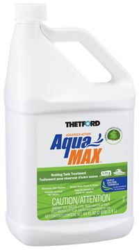 Picture of Waste Holding Tank Treatment; AquaMax®; Biological Treatment Used To Break Down Waste And Tissue; Treats 40 Gallon Holding Tank; 64 Ounce Bottle; Single Part# 03-5440 96682
