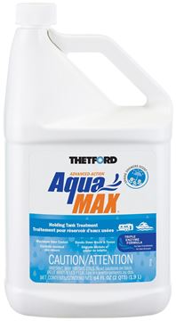 Picture of Waste Holding Tank Treatment; AquaMax®; Biological Treatment Used To Break Down Waste And Tissue; Treats 40 Gallon Holding Tank; 64 Ounce Bottle; Single Part# 03-5434 96636