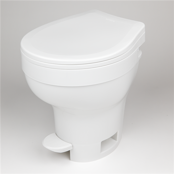 Picture of Toilet; Aqua-Magic ® VI; Permanent; High Profile; Round SloClose ™ Seat And Cover With 17-1/2 Inch Seat Height; Pedal Flush Control; Full Bowl Flush; White  Part #06-7733  31835