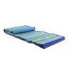 Picture of Patio Mat; Handy Mat; 6-1/2 Foot Length x 5 Foot Width; Blue/ Green Stripe; Polypropylene; Without Grommets; With Handles and Pockets Part# 49338 42805 