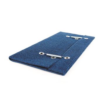 Picture of Entry Step Rug; Wrap Around Hook and Spring; 18 Inch Width; Blue; Carpet; With English/ French Language Packaging Part# 49158 42924 