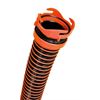 Picture of Sewer Hose; RhinoEXTREME ™; 15 Foot Length; Black Hose; With Rhino Swivel Fittings/ Locking Rings and Storage Caps Part# 20338 39861 