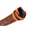 Picture of Sewer Hose; RhinoEXTREME ™; 15 Foot Length; Black Hose; With Rhino Swivel Fittings/ Locking Rings and Storage Caps Part# 20338 39861 