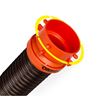 Picture of Sewer Hose; RhinoFLEX ™; 5 Foot Length Extension; 23 Mils Polyolefin Reinforced With Steel Wire; Black Hose; With Swivel Lug and Swivel Bayonet Fittings and Reusable Locking Ring Part# 20304 39765 