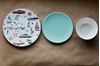 Picture of Dish Set; 6 Piece Set; Multiple Color; Marine Theme; Melamine; With Two 11 Inch Dinner Plates And Two 8 Inch Salad Plates; BPA free  Part #18-8405  CC-009