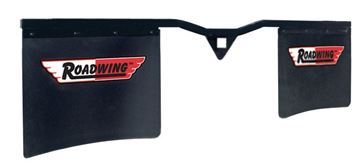 Picture of Mud Flap; Roadwing ™; For Use With 2 Inch Hitch Receiver; Trim-To-Fit Flap Dimension Of 24 Inch x 24 Inch; 77 Inch Overall Width; Set Of 2 Part# 39179 4400 