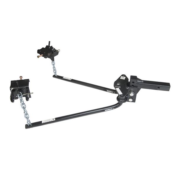 Picture of Weight Distribution Hitch; Husky Round Bar; Round Bar; 800 to 1200 Pound Tongue Weight; 12000 Pound Gross Trailer Weight; Includes 10 Inch Shank; Without Ball Part# 14-1027 31423 