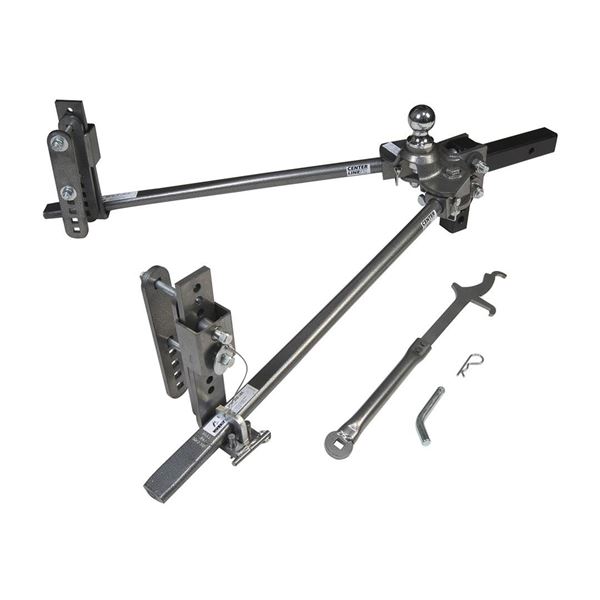 Picture of Weight Distribution Hitch; Center Line TS; Trunion Bar; 400 to 600 Pound Tongue Weight; 6000 Pound Gross Trailer Weight; Includes Shank; With 2 Inch Ball Part# 32215 