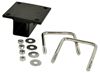 Picture of Trailer Hitch Receiver Tube Adapter; Adapts 2 Inch Square Receiver; 3500 Pound Towing Capacity; Powder Coated; Steel; With U-Bolts And Mounting Hardware Part# 32138 35-946402 