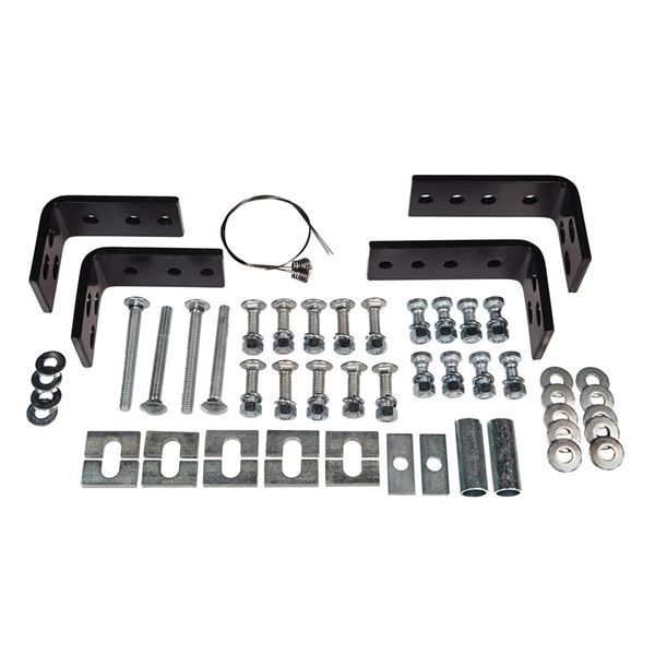 Picture of Fifth Wheel Trailer Hitch Mount Kit; 4 Piece Bracket Kit; Use With 10 Bolt Rail Install Part# 31622 