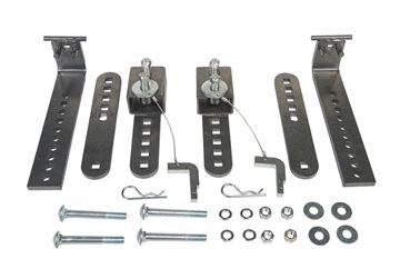 Picture of Weight Distribution Hitch Hardware; Replacement Frame Mounting Brackets And Hardware For Husky Towing 32215/ 32216/ 32217/ 32218/ 33039  Part# 32333 