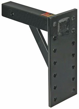 Picture of Pintle Hook Mounting Plate; 2 Inch Receiver Mount; 10000 Pound Gross Trailer Weight/ 2000 Pound Vertical Load capacity; 1-3/4 Inch Between Holes/ 7 Pair of Holes; 12-1/4 Inch Shank Length Part# 31921 10032 