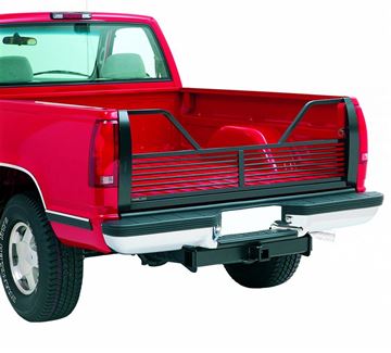 Picture of Tailgate; 100 Series; Vented; V Shape Non Louvered; Non Lockable; Painted; Black; Steel Part# 71059 VG-97-100 