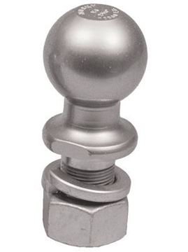 Picture of Trailer Hitch Ball; 2-5/16 Inch Ball; 6000 Pound Gross Towing Capacity; 1 Inch Shank Diameter; 2-1/8 Inch Shank Length; Chrome; Steel Part# 34919 