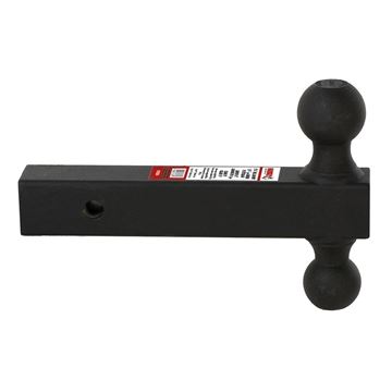 Picture of Trailer Hitch Ball Mount; Class III/ IV; Fits 2 Inch Receiver; With Welded 2 Inch Ball and 2-5/16 Inch Ball; 5000 Pound Gross Trailer Weight/ 600 Pound Tongue Weight Part# 31354 