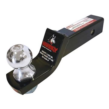 Picture of Trailer Hitch Ball Mount; Class III/ IV; Fits 2 Inch Receiver; 6000 Pound Gross Trailer Weight; 3/4 Inch Rise; Non-Swivel; Non-Extendable; 6-3/4 Inch Shank Length; 1 Inch Ball Shank Diameter; With 2 Inch Ball Part# 31366 