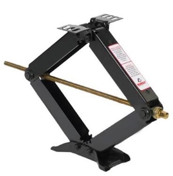 Picture of Leveling Jack; Replacement Scissor for 76862; Mechanical; 6500 Pound Capacity; 24 Inch Height; Powder Coated; Black; Steel; Without Handle; Single Part# 72139 76862-1 
