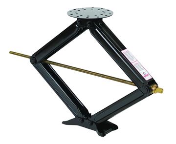 Picture of Leveling Jack; Replacement Scissor for 88124; Mechanical; 6500 Pound Capacity; 30 Inch Height; Powder Coated; Black; Steel; Without Handle; Single  Part# 72140 88125