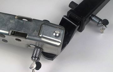 Picture of Trailer Coupler Lock; Flush Lock Design; For 2 Inch x 2 Inch Class 3 And Class 4 Receiver Hitch And 2-1/2 Inch Opening Surge Brake Style Coupler Part# 39541 RHC34 