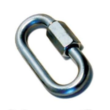 Picture of Trailer Safety Chain Quick Link; D Type; Class III; 5/16 Inch Diameter Link; Galvanized Steel Part# 30029 18-0120 
