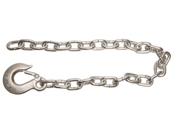 Picture of Trailer Safety Chain; Class IV; 3/8 Inch Chain Diameter; 15000 Pound Gross Trailer Weight; 35 Inch Length; Includes 1 Clevis Slip Hook; Single Part# 51319 11275 