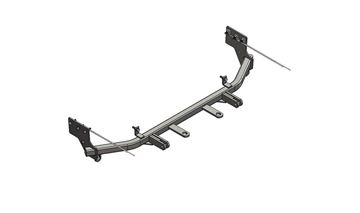 Picture of Ford Focus; Vehicle Baseplate; Standard Tabs; Single Lug; With Safety Cable Hooks Part# 32124 BX2640 