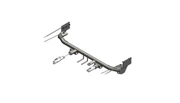 Picture of Ford Focus; Vehicle Baseplate; Removable Tabs; Single Lug; With Safety Cable Hooks Part# 31647 BX2633 