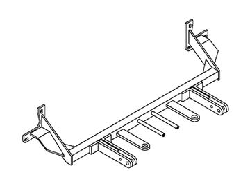 Picture of Volkswagen Passat; Vehicle Baseplate; Standard Tabs; Single Lug; With Safety Cable Hooks Part# 31602 BX3821