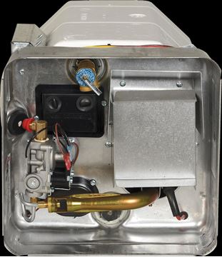 Picture of Water Heater; Gas-Electric; Model Number SW10DE; 10 Gallon Tank; Direct Spark Ignition; 1440 Watt; 12000 BTU Part# 09-0073    5243A