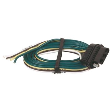 Picture of Trailer Wiring Connector; Vehicle Side; 4-Way Flat; 48 Inch Length Part# 13191 