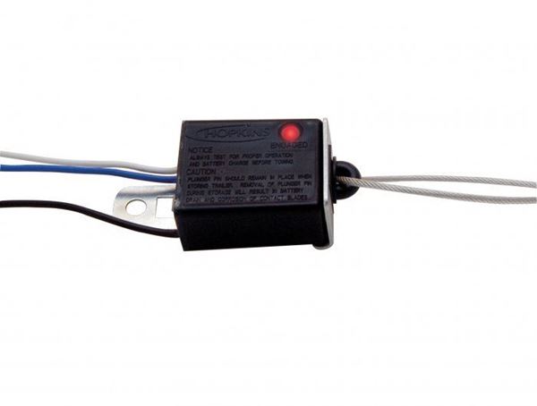 Picture of Trailer Breakaway System Switch; Trailer Breakaway Switch; With 44 Inch Wire Pin/ Vehicle Hook-UP Cable And Attached Mounting Bracket Part# 31844 20060 
