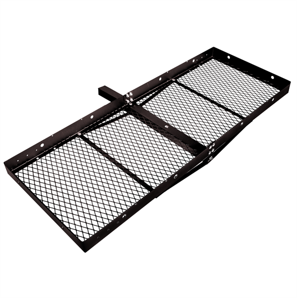 Picture of Trailer Hitch Cargo Carrier; Fits 2 Inch Receiver Hitch; 500 Pound Weight Capacity; 60 Inch Length x 19-1/4 Inch Width; Mesh Platform; Non Folding; Powder Coated; Steel Part# 87570 48-979029 