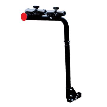 Picture of Bike Rack; 2 Inch Receiver Hitch Mount; Holds 4 Bikes; Up To 120 Pound Weight Capacity; Cradle System; Without Lock; Non-Foldable; Black Powder Coated; Steel Part# 81147 